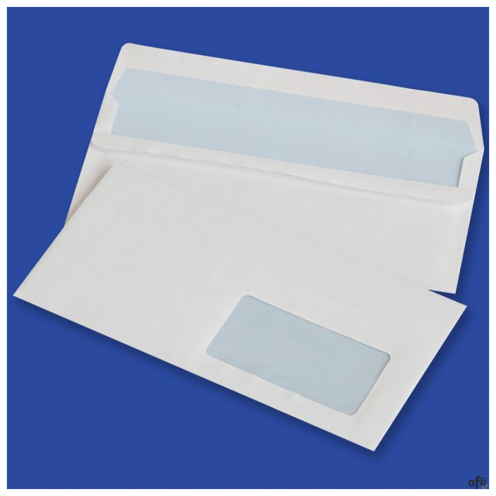 Koperty DL SK białe 75g okno prawe 45x90mm (1000szt.) NC samoklejące 11221200