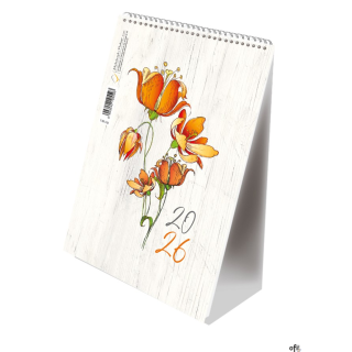 Kalendarz ze spiralką A5 - pionowy 2026 Michalczyk i Prokop T-101-3-26