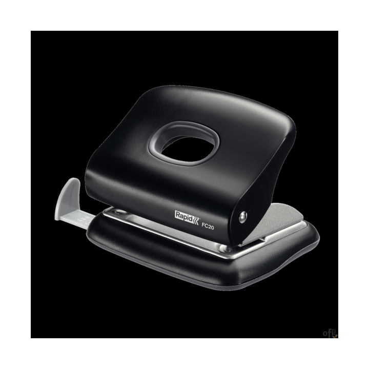 Dziurkacz mały FC20 RAPID czarny 20 kartek 23256400