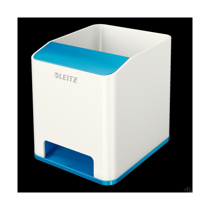 Kubek na długopisy LEITZ WOW niebieski ze wzmacniaczem dźwięku 53631036