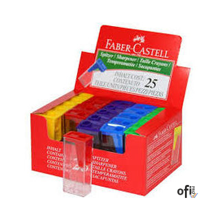 Temperówka plasitkowa KONTENER ICE mix kolor  581526 FABER-CASTELL (X)