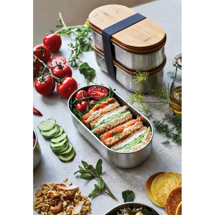 Lunchbox, pudełko śniadaniowe Black+Blum Double Bento