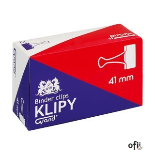 Klip 41mm 12szt (1.5/8 cala) czarny GRAND 110-1095