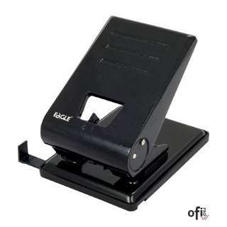 Dziurkacz 837XL EAGLE czarny, dziurkuje do 40 kartek, regulacja rozstawu, 110-1047