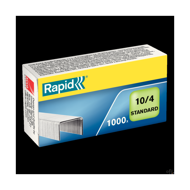 Zszywki Rapid Standard 10/4 1M, 1000 szt., 24862900