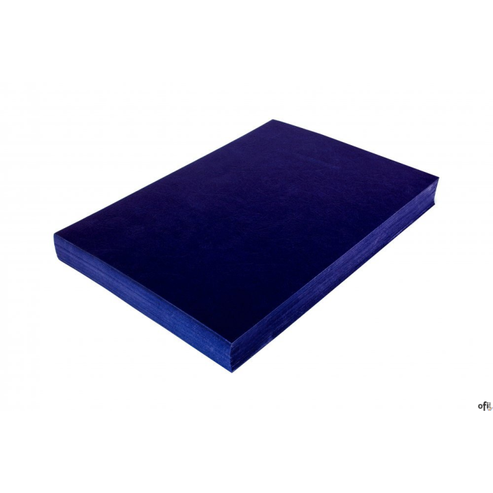 Karton DELTA skóropodobny granat A4 DOTTS 100 szt. okładki do bindowania