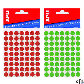 Kółeczka 02868  Q60mm  czerwon e fluo APLI (X)