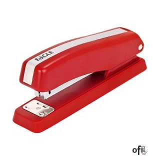 Zszywacz 930B, czerwony, zszywa do 10 kartek 10k EAGLE 110-1249 na zszywki 24/6 26/6