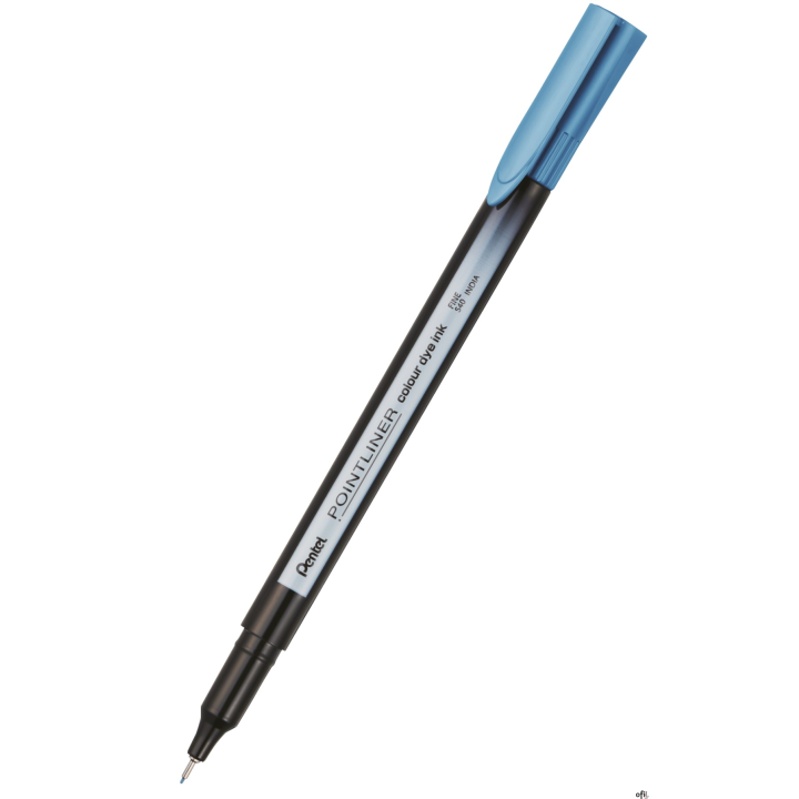 Cienkopis pointliner colour, turkusowy z tuszem na bazie wody, S40-S3 PENTEL