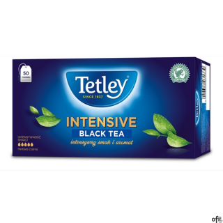 Herbata TETLEY INTENSIVE czarna 50 saszetek z zawieszką