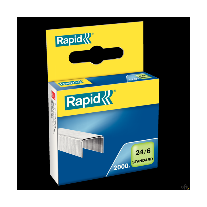 Zszywki Rapid Standard 24/6 2M , 2000 szt. Rapid 24858800