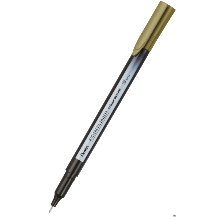 Cienkopis pointliner colour, złoto-brązowy z tuszem na bazie wody, S40-E4 PENTEL