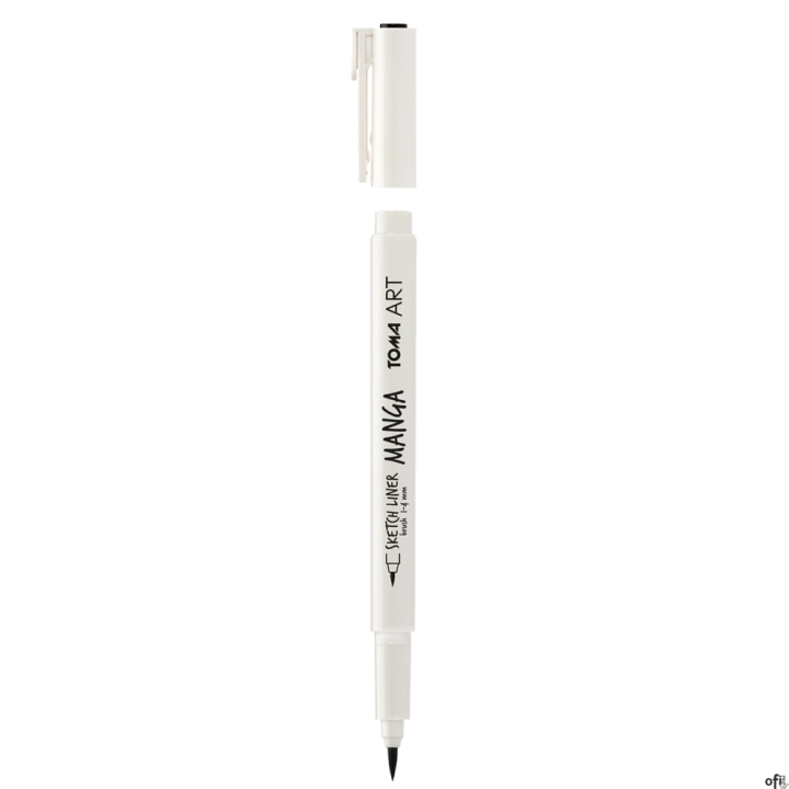 Cienkopisy MANGA koncówka brush (4 szt.) TO-346 Toma