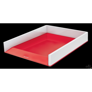 Półka na dokumenty Leitz WOW dwukolorowa, czerwona 53611026