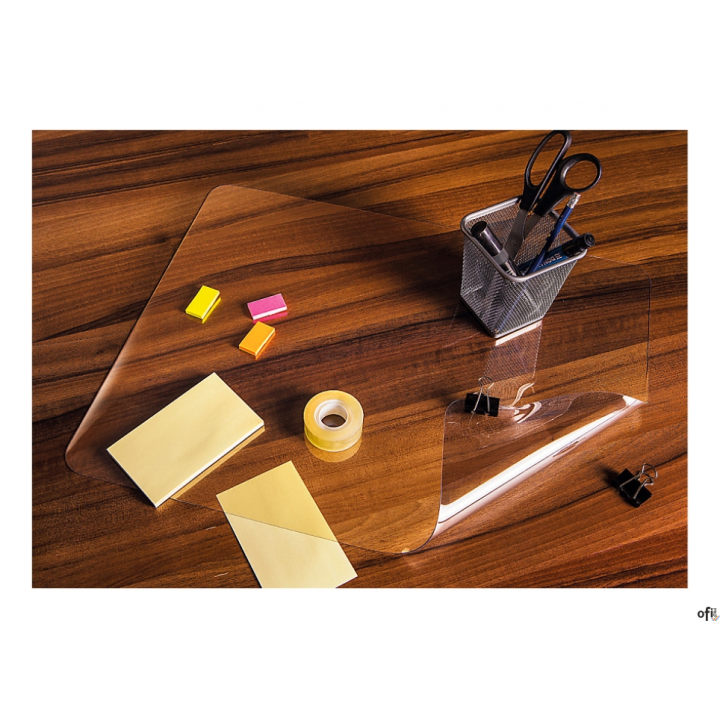 Podkład na biurko przezroczysty 529x417mm mały PVC 0318-0010-00 PANTAPLAST