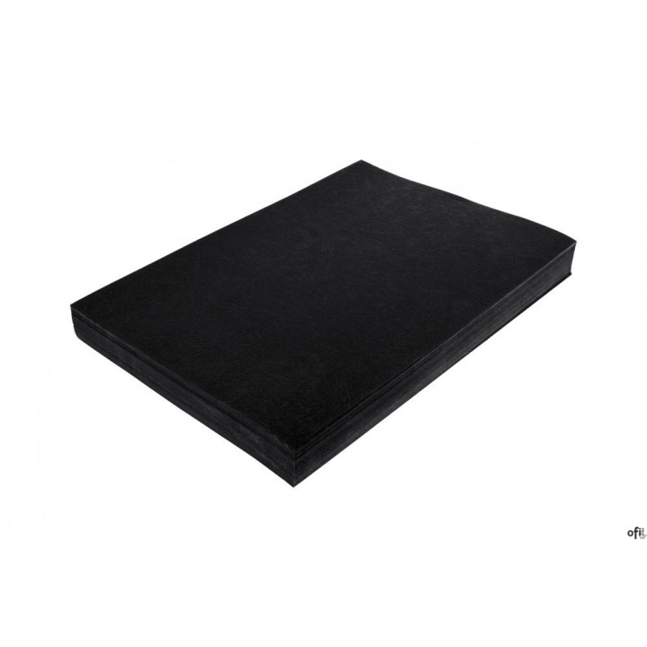 Karton DELTA skóropodobny czarny A4 DOTTS 100 szt. okładki do bindowania