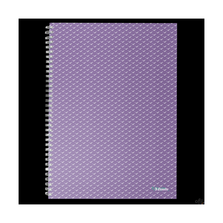 Kołonotatnik ColourBreeze A4, w kratkę, lawendowy Esselte 628479