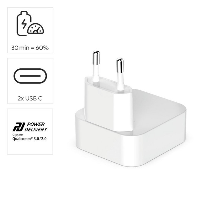 Składana ładowarka ścienna 40W Hama