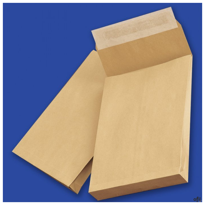 Koperty B5 HK brązowe 120g RBD (250szt.) NC z rozszerzanymi bokami 415330