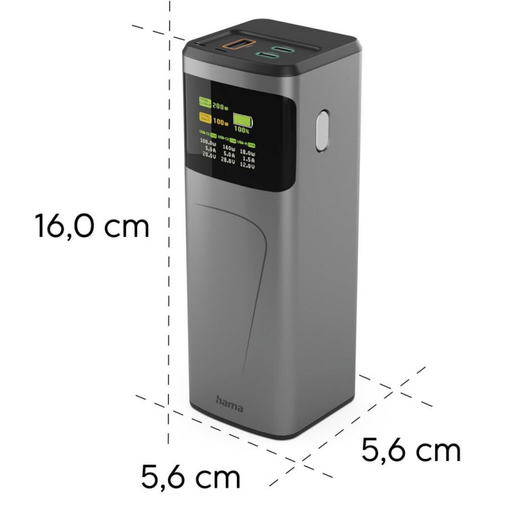 Power bank 24000 mAh Hama High Power 200W