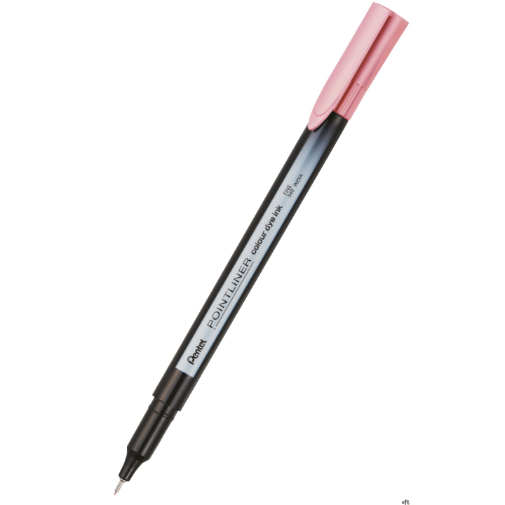 Cienkopis pointliner colour, baby pink z tuszem na bazie wody, S40-P2 PENTEL