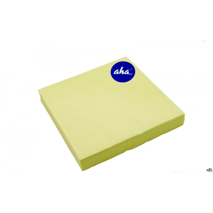 Serwetki AHA lemonkowe 33x33cm, 20sztuk, pastel