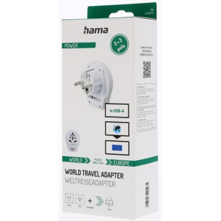 Adapter podróżny Skross for Hama USB