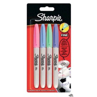 Markery permanentny SHARPIE FINE PASTEL 4szt.-zestaw 2065402