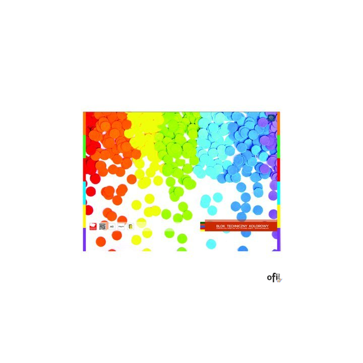 Blok techniczny kolorowy A4 INTERDRUK