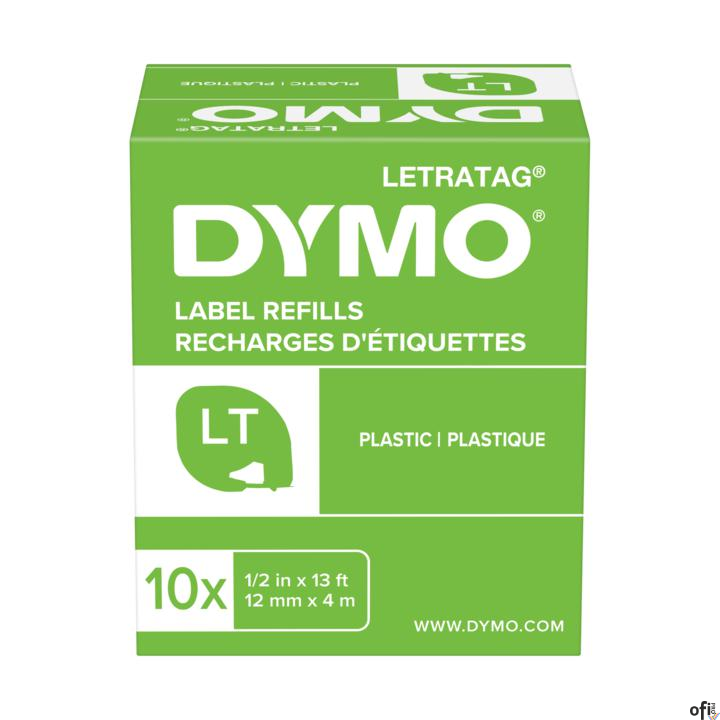 Taśma DYMO 12mm/4m - plastikowa, biała S0721660