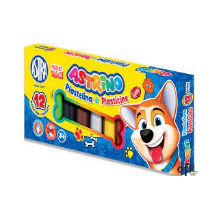 Plastelina Astrino 12 kolorów ASTRA, 303221003