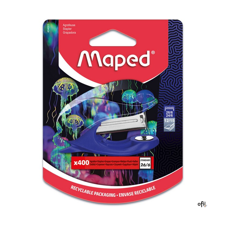 Zszywacz Deepsea Mini 15 kartek plus 400 zszywek Maped 404003