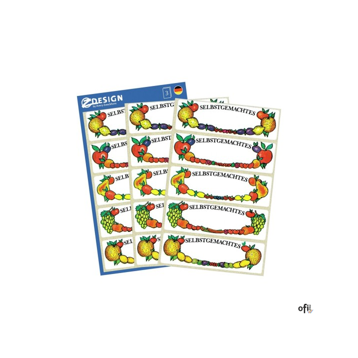 Naklejki do domu spiżarniane-na przetwory MIX 3712/3742/59528/59550/59652