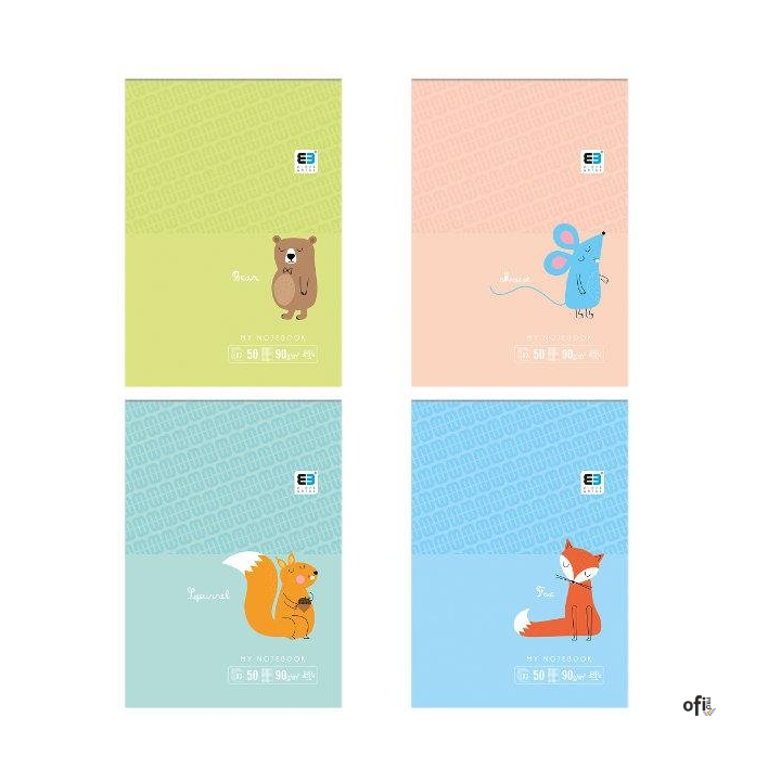 Notes A7 50k. B&B KIDS PASTEL  INTERDRUK