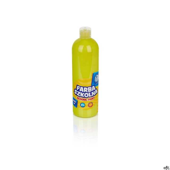 Farba szkolna Astra 500 ml - cytrynowa, 301109002