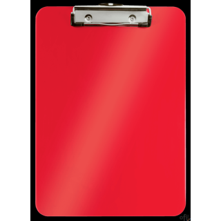 Deska z klipem Leitz WOW, czerwona 39710026