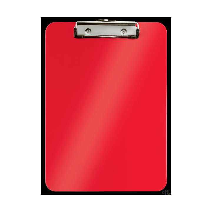 Deska z klipem Leitz WOW, czerwona 39710026