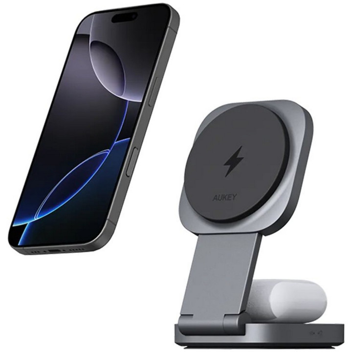 Magnetyczna ładowarka bezprzewodowa 15W Aukey