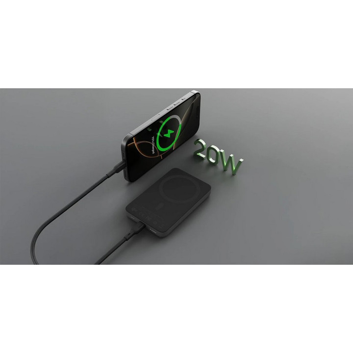 Magnetyczny, bezprzewodowy power bank 10000 mAh Aukey