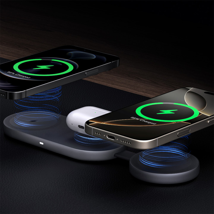 Ładowarka bezprzewodowa 3 w 1 25W Aukey