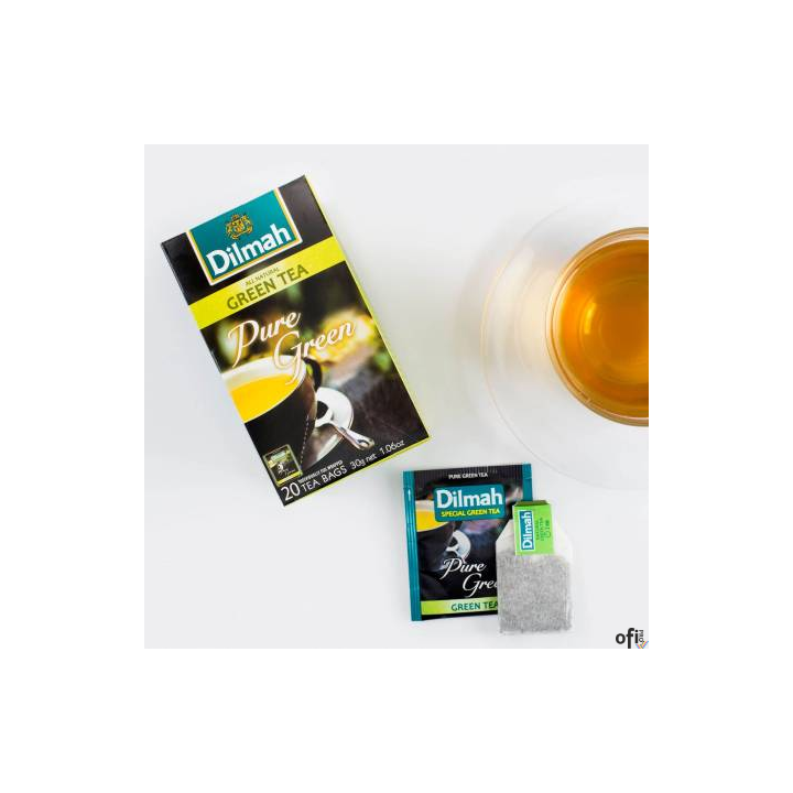 Herbata DILMAH PURE GREEN TEA (20 kopert) 1,5g zielona