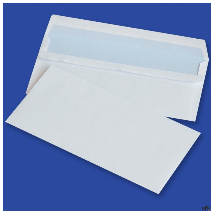 Koperty DL SK białe 75g (1000szt.) NC samoklejące 11221000