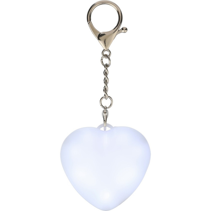 Brelok do kluczy "serce", lampka LED