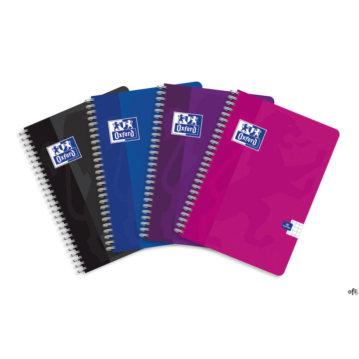 Kołonotatnik_A4 50 kartek, kratka / tagi, STANDARD, OXFORD, 400107150