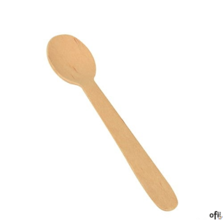 Łyżeczka jednorazowa drewniana 11 cm deserowa (100) 10085 /7815