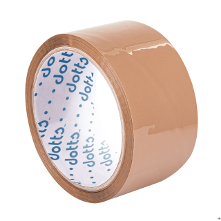 Taśma pakowa kauczukowa  48x50 DOTTS brązowa (TTS-001H/DS)