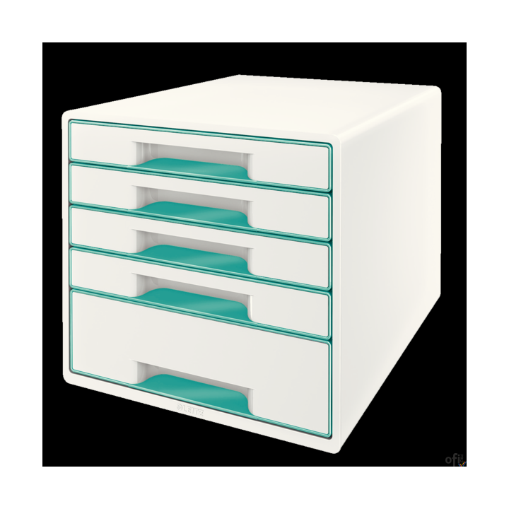 Pojemnik LEITZ WOW 5szu.turkusowy 52141051