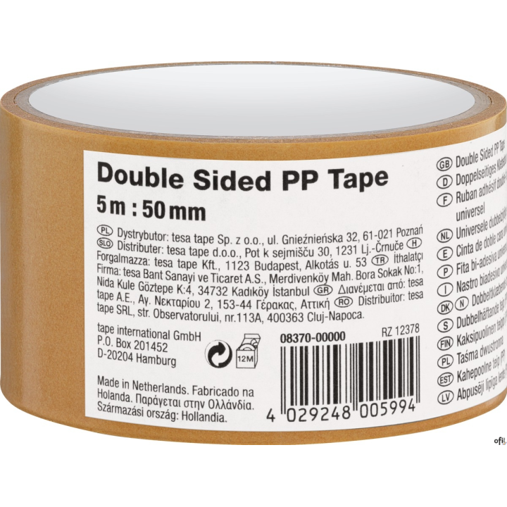 Taśma_dwustronna TESA 5m X50mm 08370-00000-00 TS