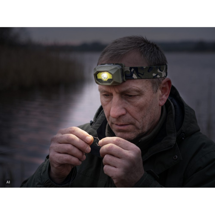 Latarka na głowę LED i COB z czujnikiem ruchu | Lilleyah