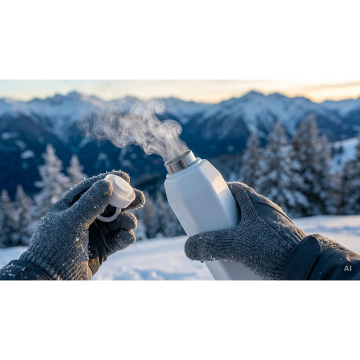 Butelka termiczna 470 ml z uchwytem Air Gifts | Dalamia